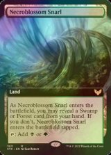 [FOIL] 屍花の交錯/Necroblossom Snarl (拡張アート版) 【英語版】 [STX-土地R]