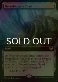 [FOIL] 屍花の交錯/Necroblossom Snarl (拡張アート版) 【英語版】 [STX-土地R]