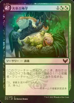 画像1: [FOIL] 害獣召喚学/Pest Summoning 【日本語版】 [STX-金C]