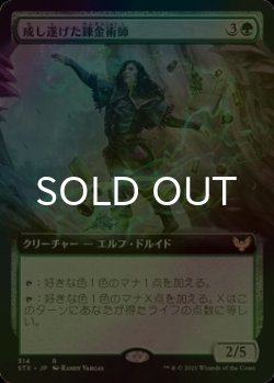 画像1: [FOIL] 成し遂げた錬金術師/Accomplished Alchemist (拡張アート版) 【日本語版】 [STX-緑R]