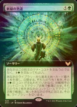 画像1: [FOIL] 新緑の熟達/Verdant Mastery (拡張アート版) 【日本語版】 [STX-緑R]