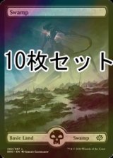 [FOIL] 沼/Swamp No.282 10枚セット【英語版】 [BRO-土地L]