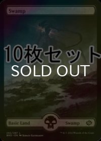 [FOIL] 沼/Swamp No.282 10枚セット 【英語版】 [BRO-土地L]