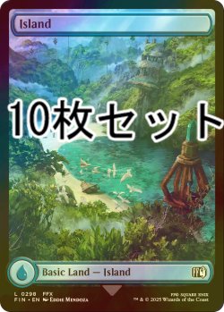 画像1: [FOIL] 島/Island No.298 10枚セット 【英語版】 [FIN-土地L]