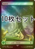 [FOIL] 森/Forest No.307 10枚セット 【英語版】 [FIN-土地L]