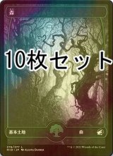 [FOIL] 森/Forest No.276 10枚セット【日本語版】 [MID-土地C]