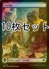 [FOIL] 沼/Swamp No.272 10枚セット 【英語版】 [BLB-土地L]
