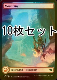 [FOIL] 山/Mountain No.277 10枚セット 【英語版】 [BLB-土地L]