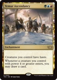 ティムールの隆盛/Temur Ascendancy 【英語版】 [TDC-金R]