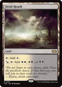 悪臭の荒野/Fetid Heath 【英語版】 [TDC-土地R]