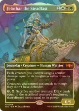 [FOIL] 不動なるフェロザー/Felothar the Steadfast (全面アート版) 【英語版】 [TDC-金MR]
