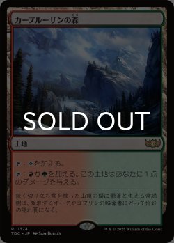 画像1: カープルーザンの森/Karplusan Forest 《特価品》 【日本語版】 [TDC-土地R] ※裁断ずれ