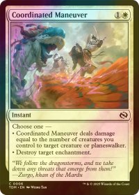 [FOIL] 連携の妙技/Coordinated Maneuver 【英語版】 [TDM-白C]