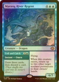 [FOIL] マラング川の執政/Marang River Regent 【英語版】 [TDM-青R]