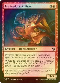 [FOIL] 凝り性の職工/Meticulous Artisan 【英語版】 [TDM-赤C]
