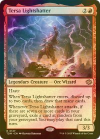 [FOIL] 光砕く者、テルサ/Tersa Lightshatter 【英語版】 [TDM-赤R]