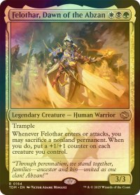 [FOIL] アブザンの夜明け、フェロザー/Felothar, Dawn of the Abzan 【英語版】 [TDM-金R]