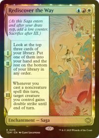 [FOIL] 道の再発見/Rediscover the Way 【英語版】 [TDM-金R]