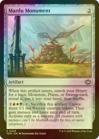 [FOIL] マルドゥの碑/Mardu Monument 【英語版】 [TDM-灰U]