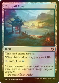 [FOIL] 平穏な入り江/Tranquil Cove 【英語版】 [TDM-土地C]