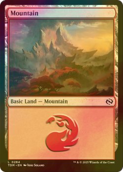 画像1: [FOIL] 山/Mountain No.284 【英語版】 [TDM-土地C]