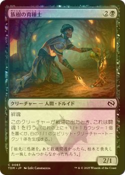 画像1: [FOIL] 族樹の育種士/Kin-Tree Nurturer 【日本語版】 [TDM-黒C]
