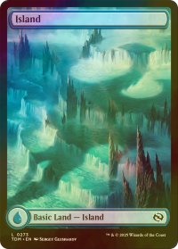 [FOIL] 島/Island No.273 (全面アート版) 【英語版】 [TDM-土地C]