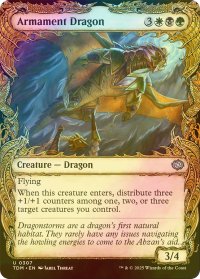 [FOIL] 武装ドラゴン/Armament Dragon (ショーケース版) 【英語版】 [TDM-金U]