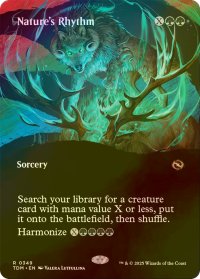 [FOIL] 自然の律動/Nature's Rhythm (全面アート・海外産ブースター版) 【英語版】 [TDM-緑R]