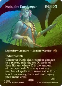 [FOIL] 牙の番人、コーティス/Kotis, the Fangkeeper (全面アート・海外産ブースター版) 【英語版】 [TDM-金R]