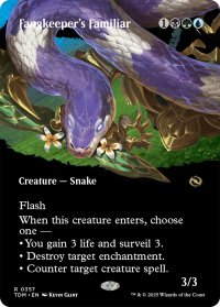 牙の番人の使い魔/Fangkeeper's Familiar (全面アート版) 【英語版】 [TDM-金R] *詳細要確認