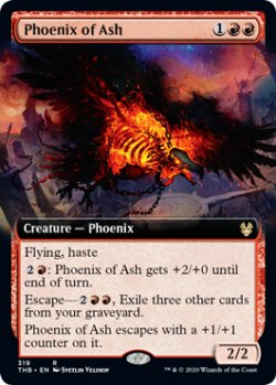 画像1: 灰のフェニックス/Phoenix of Ash (拡張アート版) 【英語版】 [THB-赤R]