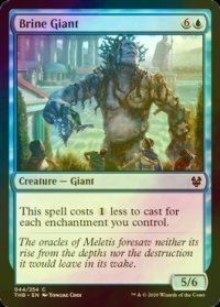 [FOIL] 塩水の巨人/Brine Giant 【英語版】 [THB-青C]