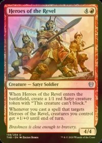 [FOIL] 歓楽の英雄/Heroes of the Revel 【英語版】 [THB-赤U]