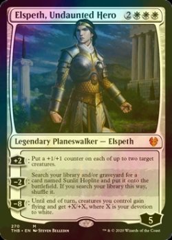 画像1: [FOIL] 不屈の英雄、エルズペス/Elspeth, Undaunted Hero 【英語版】 [THB-白PW]