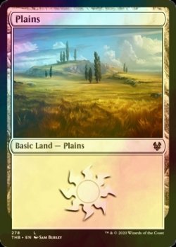 画像1: [FOIL] 平地/Plains No.278 【英語版】 [THB-土地C]