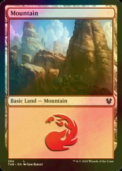 画像1: [FOIL] 山/Mountain No.284 【英語版】 [THB-土地C]