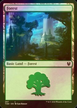 画像1: [FOIL] 森/Forest No.287 【英語版】 [THB-土地C]