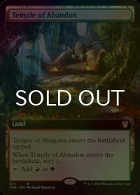 [FOIL] 奔放の神殿/Temple of Abandon (拡張アート版) 【英語版】 [THB-土地R]