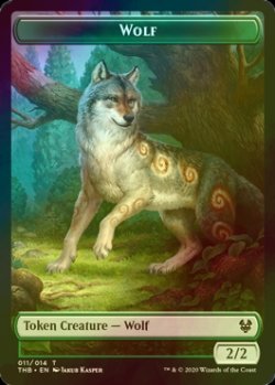 画像1: [FOIL] 狼/WOLF 【英語版】 [THB-トークン]