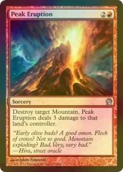 画像1: [FOIL] 峰の噴火/Peak Eruption 【英語版】 [THS-赤U]
