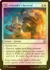 [FOIL] 気のベンダーの逆転/Airbender's Reversal 【英語版】 [TLA-白U]