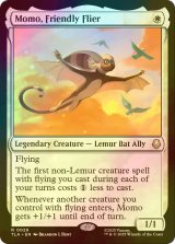 [FOIL] 空飛ぶ友だち、モモ/Momo, Friendly Flier 【英語版】 [TLA-白R]