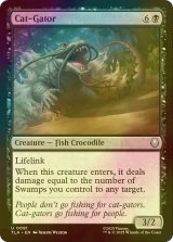 [FOIL] ナマズワニ/Cat-Gator 【英語版】 [TLA-黒U]