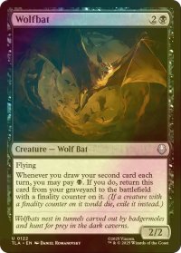 [FOIL] オオカミコウモリ/Wolfbat 【英語版】 [TLA-黒U]