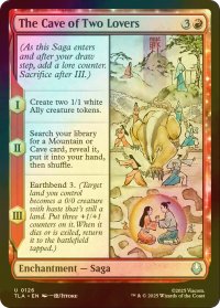 [FOIL] 恋人たちのトンネル/The Cave of Two Lovers 【英語版】 [TLA-赤U]