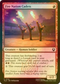 [FOIL] 火の国の士官候補生/Fire Nation Cadets 【英語版】 [TLA-赤C]