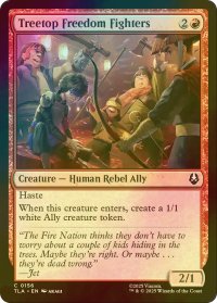 [FOIL] 樹上の自由の闘士たち/Treetop Freedom Fighters 【英語版】 [TLA-赤C]