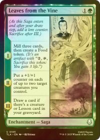 [FOIL] 舞い落ちる蔦の葉よ/Leaves from the Vine 【英語版】 [TLA-緑U]