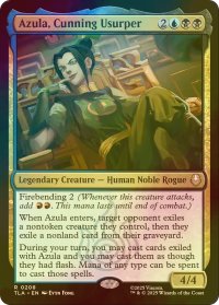 [FOIL] 狡猾な簒奪者、アズーラ/Azula, Cunning Usurper 【英語版】 [TLA-金R]